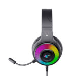 Headset Gamer Havit H2042D RGB Preto com Driver 50mm USB e P2