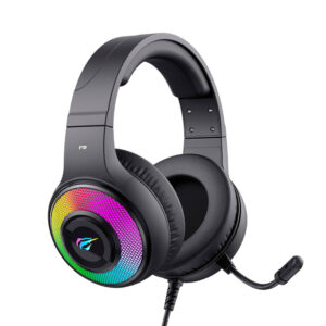 Headset Gamer Havit H2042D RGB Preto com Driver 50mm USB e P2