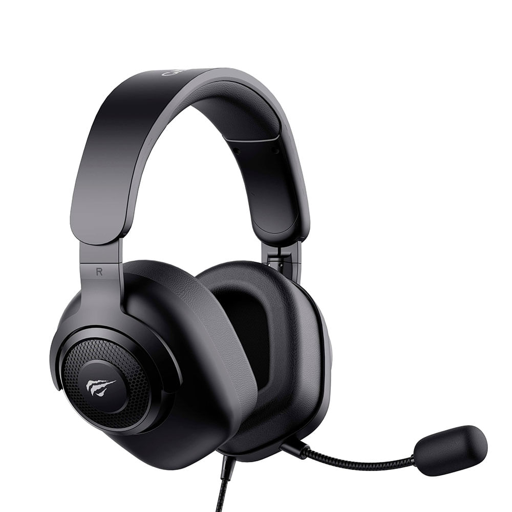 Headset Gamer Havit H2230U USB com Microfone Removível Som Envolvente e Design Confortável