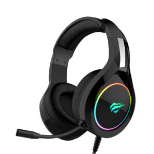 Headset Gamer Havit H2232D RGB com Microfone Flexível e Conexão 2 P2