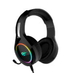 Headset Gamer Havit H2232D RGB com Microfone Flexível e Conexão 2 P2
