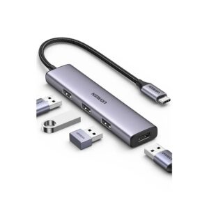 Hub USB C Ugreen CM473 20841 com 4 USB A e 1 USB C 3.0