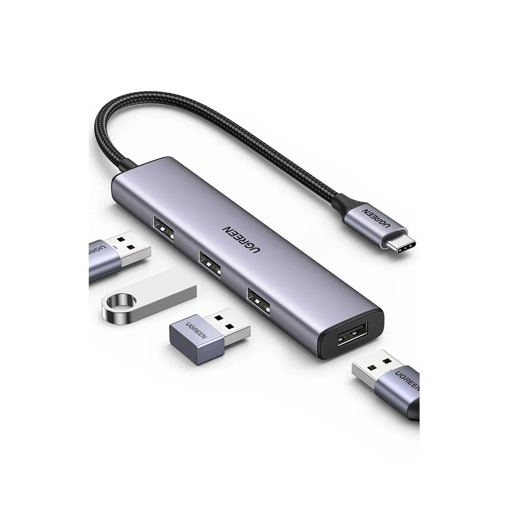 Hub USB C Ugreen CM473 20841 com 4 USB A e 1 USB C 3.0