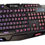 Kit Gamer Bright 594 com Teclado e Mouse RGB LED ABNT2 – Preto