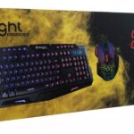 Kit Gamer Bright 594 com Teclado e Mouse RGB LED ABNT2 – Preto