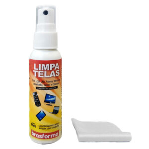 Kit Limpa Telas Brasforma Alt 0.2 60 ml com Flanela