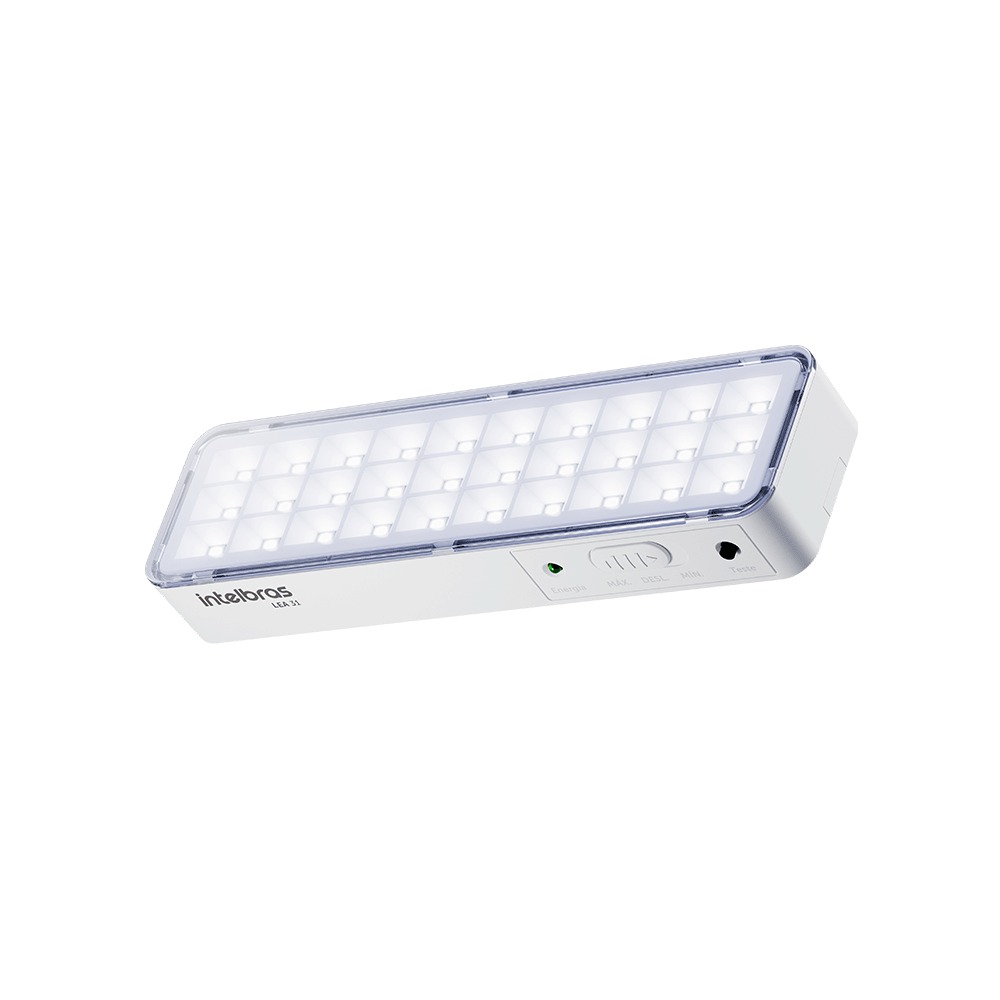 Luminária de Emergência Autônoma Intelbras LEA 31 Bivolt com 30 LEDs
