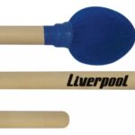 Maceta para Zabumba Liverpool ZA 52 Bola Oval com Cabo de Madeira