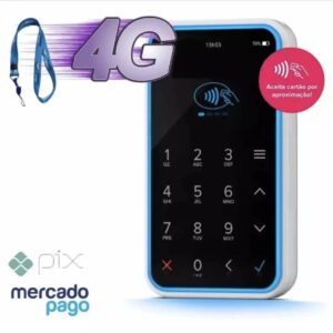 Maquininha de Cartão Point Air Mercado Pago com Chip Vivo