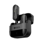 Microfone Lapela Sem Fio Hrebos IF210 Tipo C com Case Preto