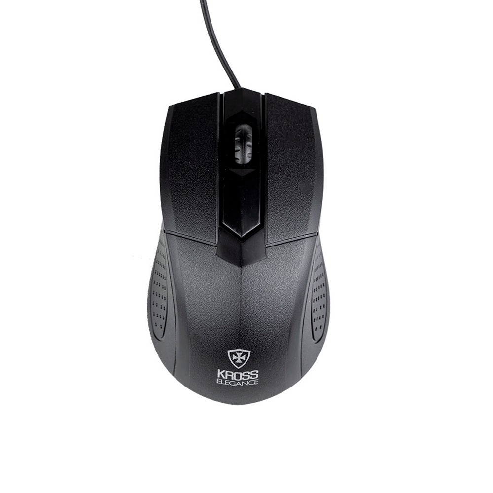 Mouse Com Fio Kross Elegance USB 1200 DPI KE M108 Preto