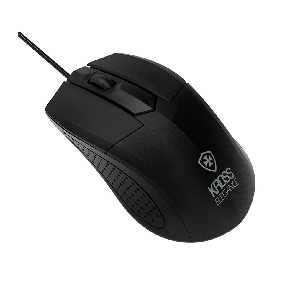 Mouse Com Fio Kross Elegance USB 1200 DPI KE M108 Preto
