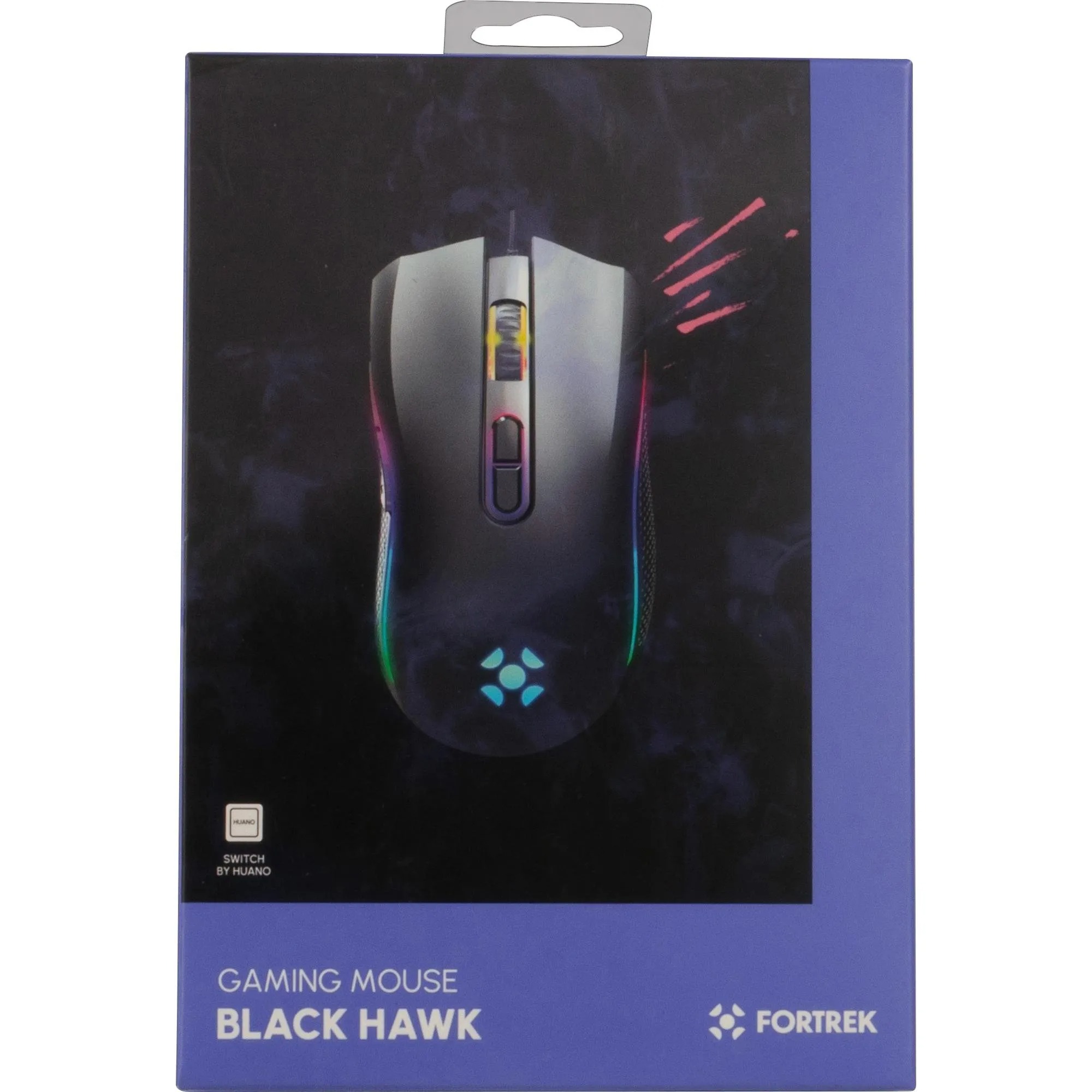 Mouse Gamer Fortrek Black Hawk OM703 2400 DPI Preto USB