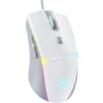 Mouse Gamer Fortrek Crusader 12800 DPI USB Branco