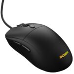 Mouse Gamer PCYes Basaran Black Vulcan 12400 DPI RGB 6 Botões Preto