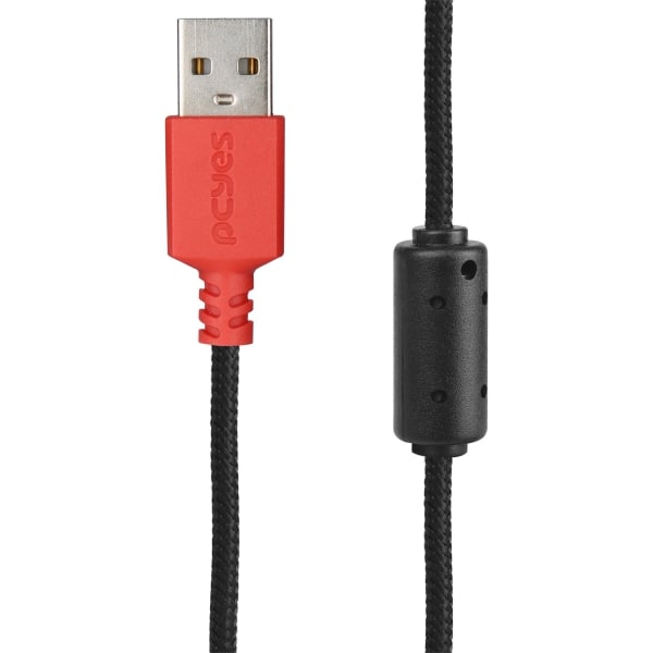 Mouse Gamer PCYes Basaran Black Vulcan 12400 DPI RGB 6 Botões Preto