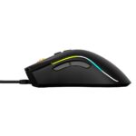 Mouse Gamer PCYes Valus 12400 DPI RGB 8 Botões Preto USB