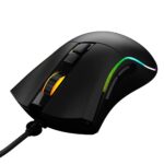 Mouse Gamer PCYes Valus 12400 DPI RGB 8 Botões Preto USB