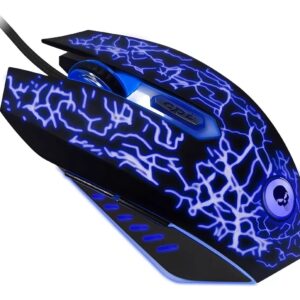 Mouse Gamer USB 2400 DPI 6 Botões Bright 0447 para PC e Notebook