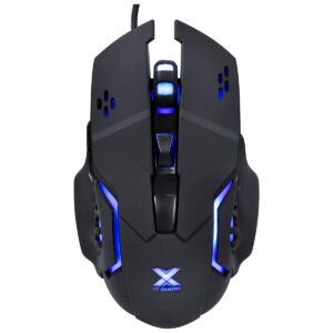 Mouse Gamer Vinik Galatica 2400 DPI LED Azul com Cabo USB 1.8 Metros