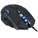 Mouse Gamer Vinik Galatica 2400 DPI LED Azul com Cabo USB 1.8 Metros