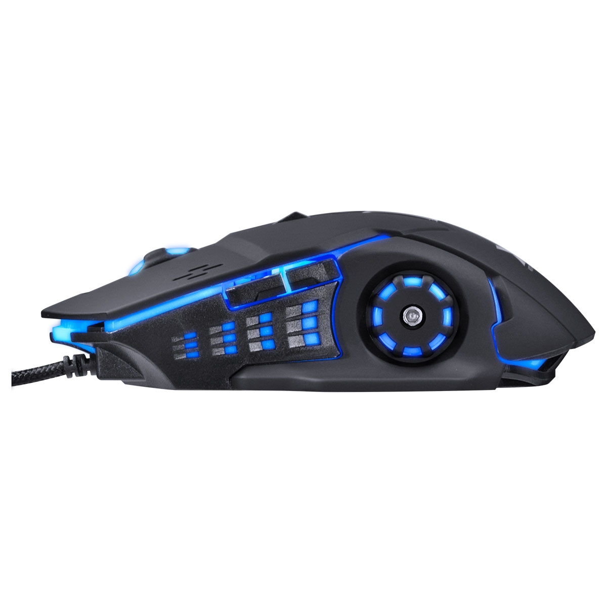 Mouse Gamer Vinik Galatica 2400 DPI LED Azul com Cabo USB 1.8 Metros