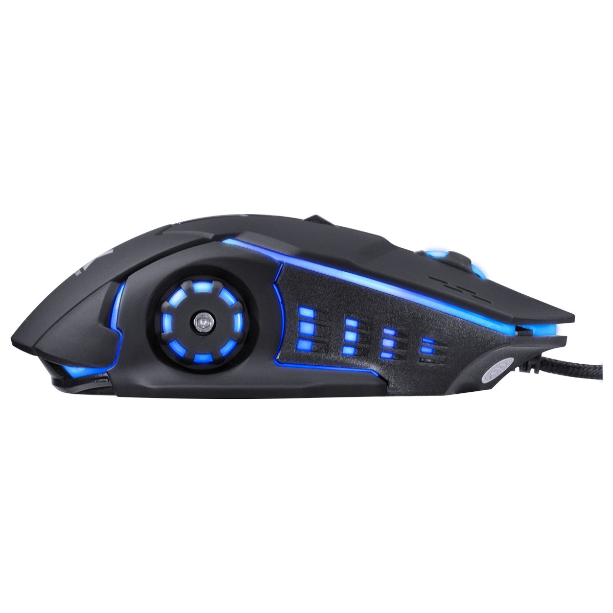 Mouse Gamer Vinik Galatica 2400 DPI LED Azul com Cabo USB 1.8 Metros