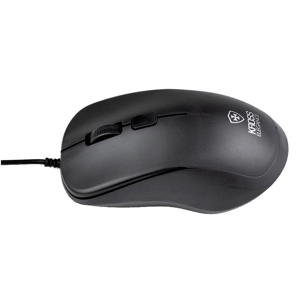Mouse Óptico USB Kross Elegance 1000 DPI Preto Ke M095