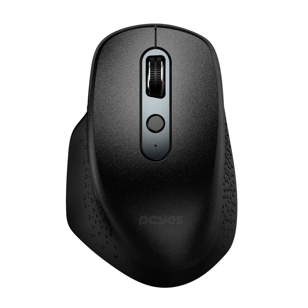Mouse Sem Fio Recarregável PCYES EX-100 Bluetooth e Wireless 2.4GHz – Dual Mode, Silencioso, Preto