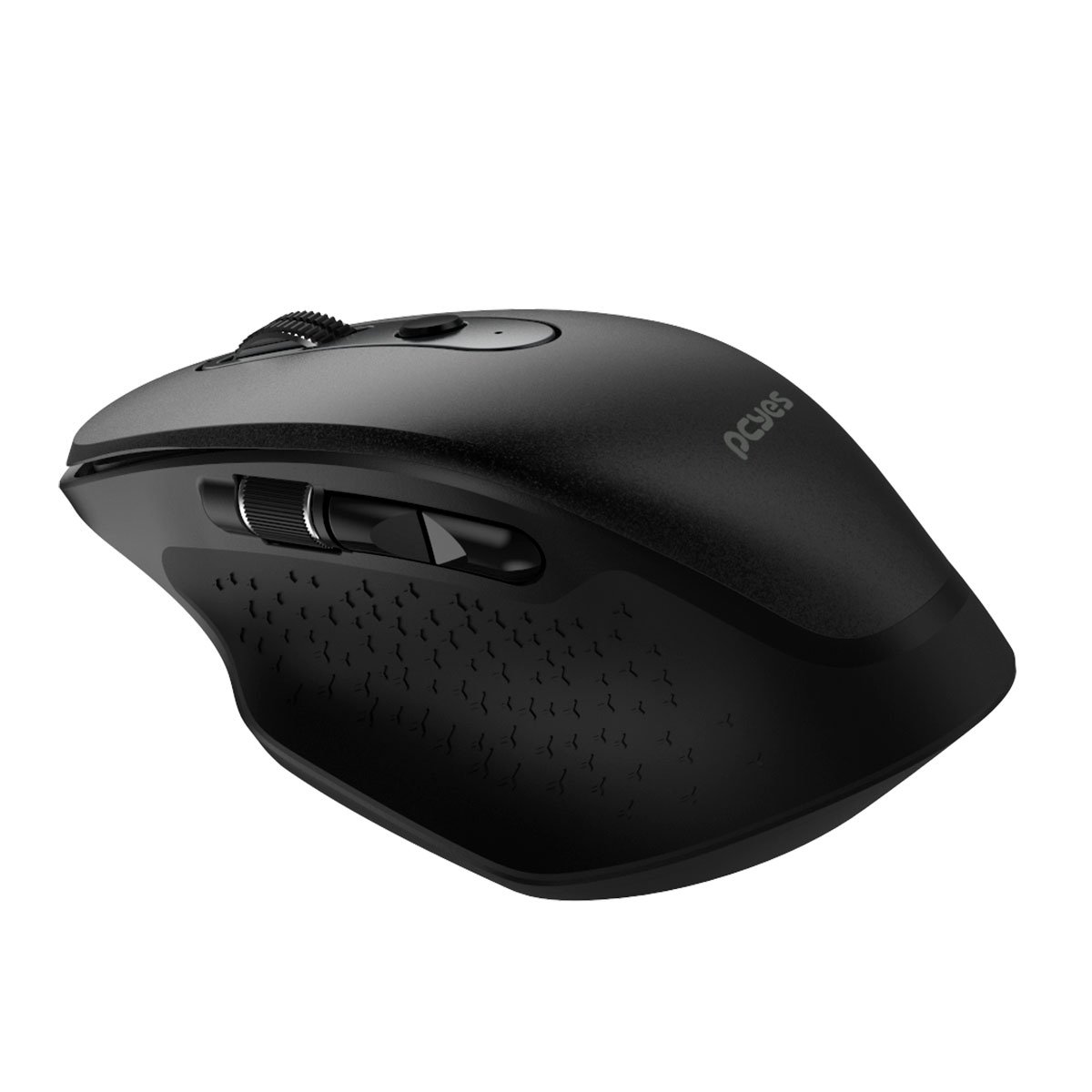 Mouse Sem Fio Recarregável PCYES EX-100 Bluetooth e Wireless 2.4GHz – Dual Mode, Silencioso, Preto