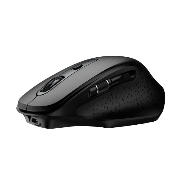 Mouse Sem Fio Recarregável PCYES EX-100 Bluetooth e Wireless 2.4GHz – Dual Mode, Silencioso, Preto