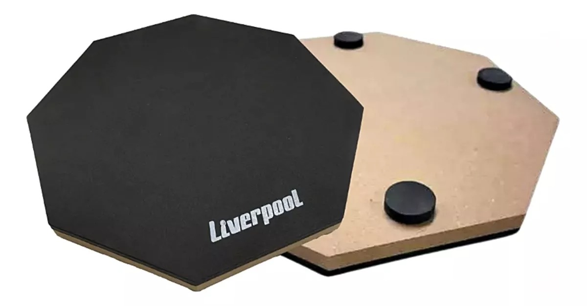 Pad de Estudo Liverpool 12 Polegadas com Base de Madeira e Superfície EVA