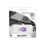 Pendrive Kingston 64GB MicroDuo USB 3.2 Tipo C e Tipo A OTG
