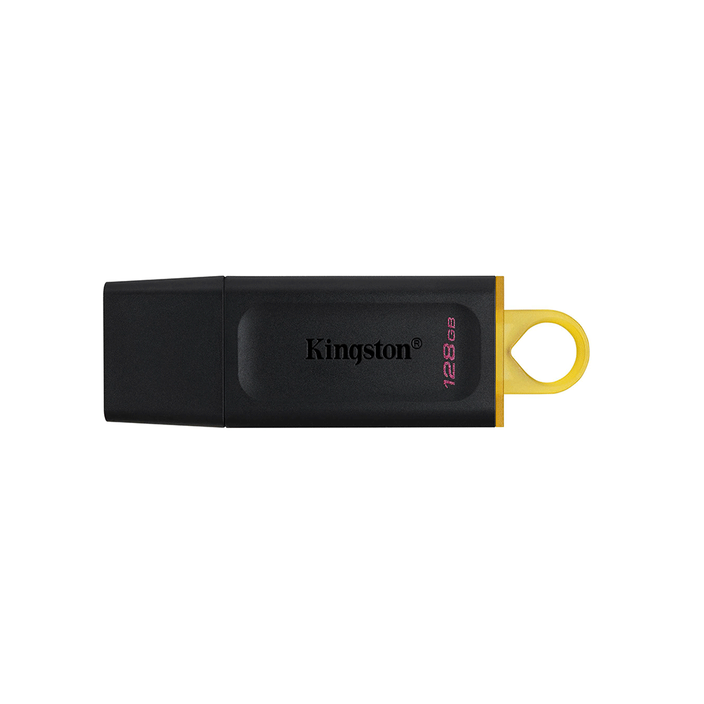 Pendrive Kingston DataTraveler Exodia 128GB USB 3.2 Preto e Amarelo