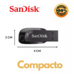 Pendrive Sandisk Ultra Shift 128GB USB 3.0 Leitura até 100MBs