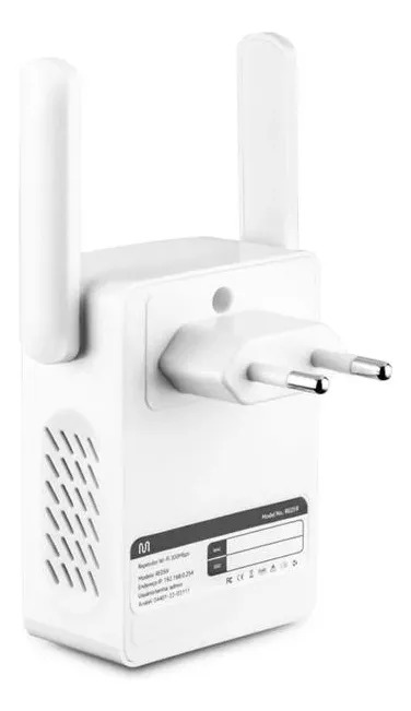 Repetidor Wi-Fi 300Mbps 2 Antenas Alcance Até 100 Metros Multi RE059