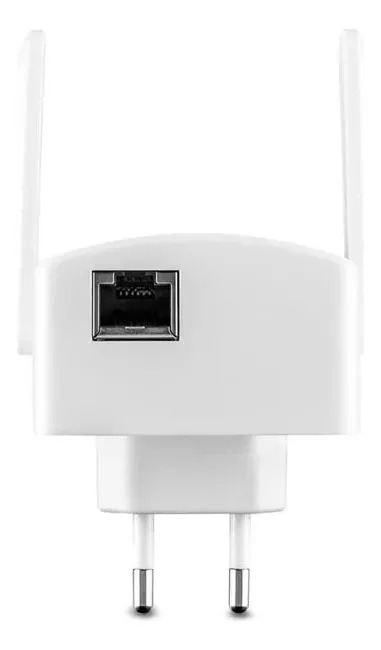 Repetidor Wi-Fi 300Mbps 2 Antenas Alcance Até 100 Metros Multi RE059