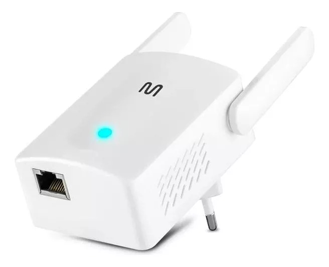 Repetidor Wi-Fi 300Mbps 2 Antenas Alcance Até 100 Metros Multi RE059
