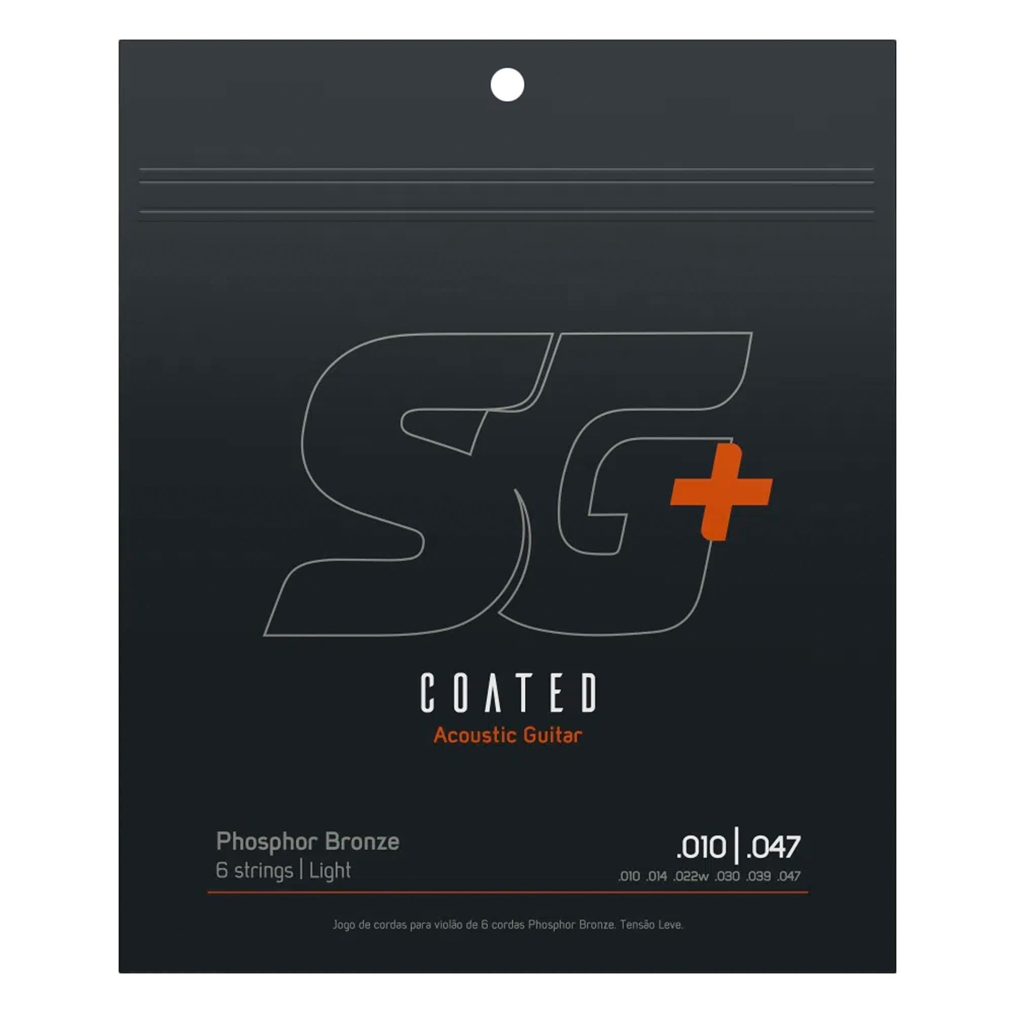 Encordoamento Violão Aço SG Coated Phosphor Bronze 0.10