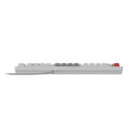 Teclado Mecânico Pcyes Kirin White Ghost RGB Switch QWERTY ABNT2