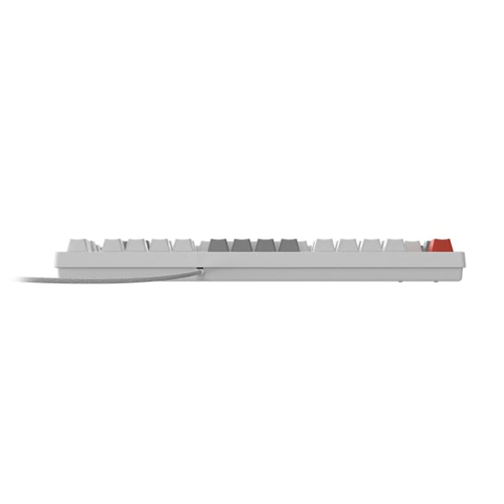 Teclado Mecânico Pcyes Kirin White Ghost RGB Switch QWERTY ABNT2