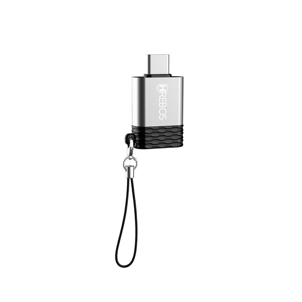 Adaptador Hrebos Ad-208 Usb Tipo C Macho Para Usb 3.0 Fêmea