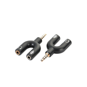 Adaptador Kross Audio CBS0106 Pc Fone Mic 2 P2 Para P3