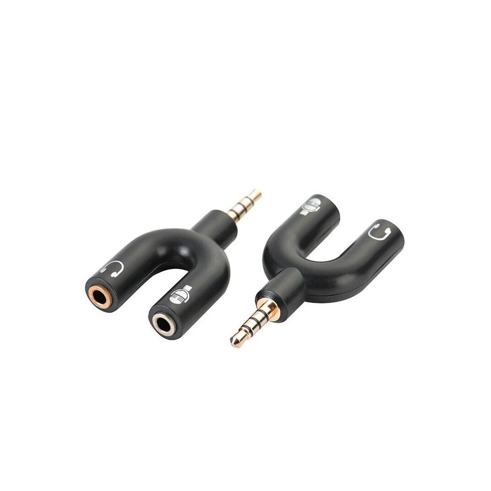 Adaptador Kross Audio CBS0106 Pc Fone Mic 2 P2 Para P3