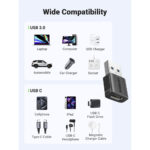 Adaptador Otg Ugreen,usb-c Fêmea Para Usb-a Macho Us701