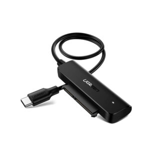 Adaptador Usb C Macho Ugreen Cm321 Para Sata 2.5 Pol. Preto