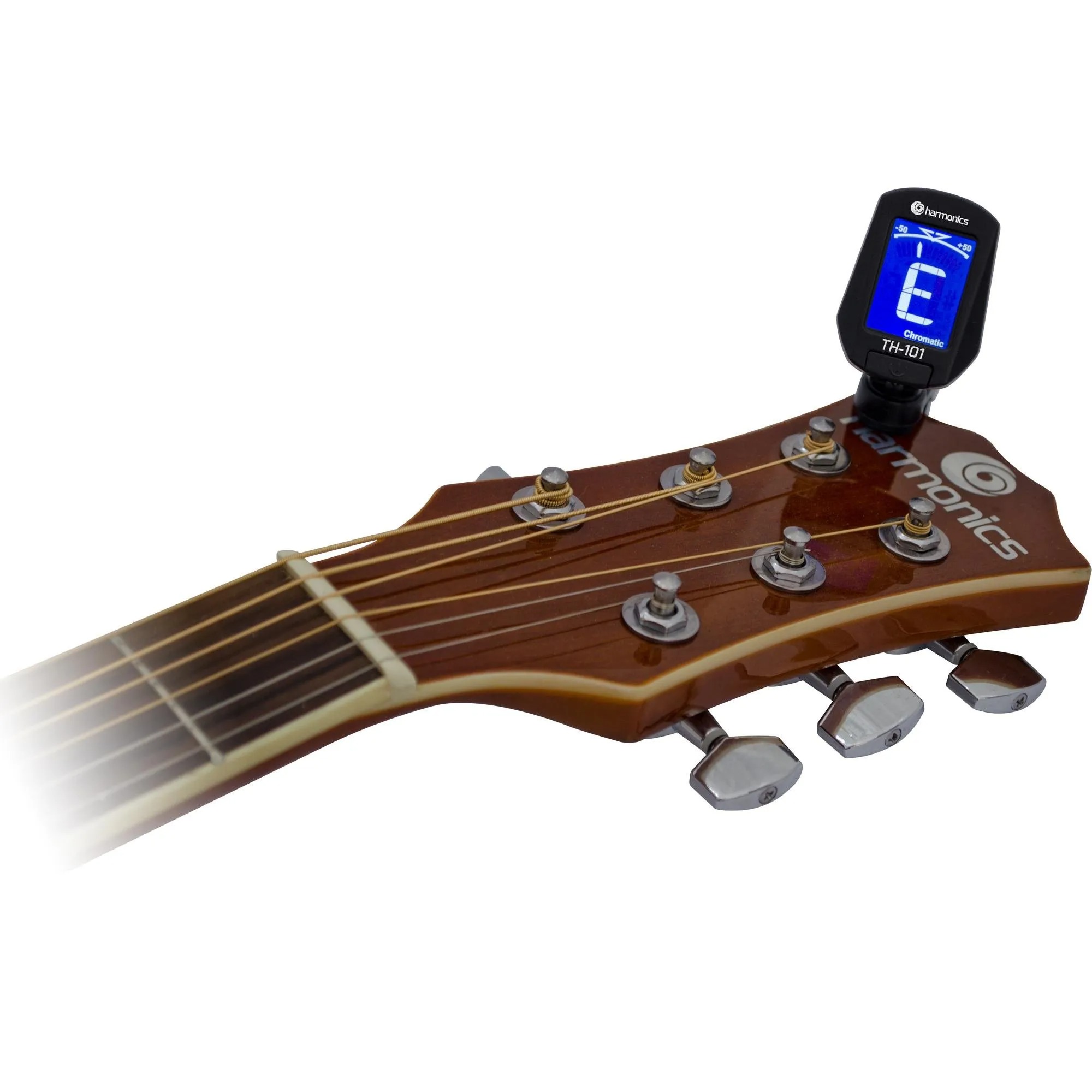 Afinador Cromático Digital Harmonics De Clip P/ Violão Guitarra Cavaco