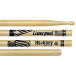Baqueta Bateria Liverpool American Hickory 5a Ponta Madeira