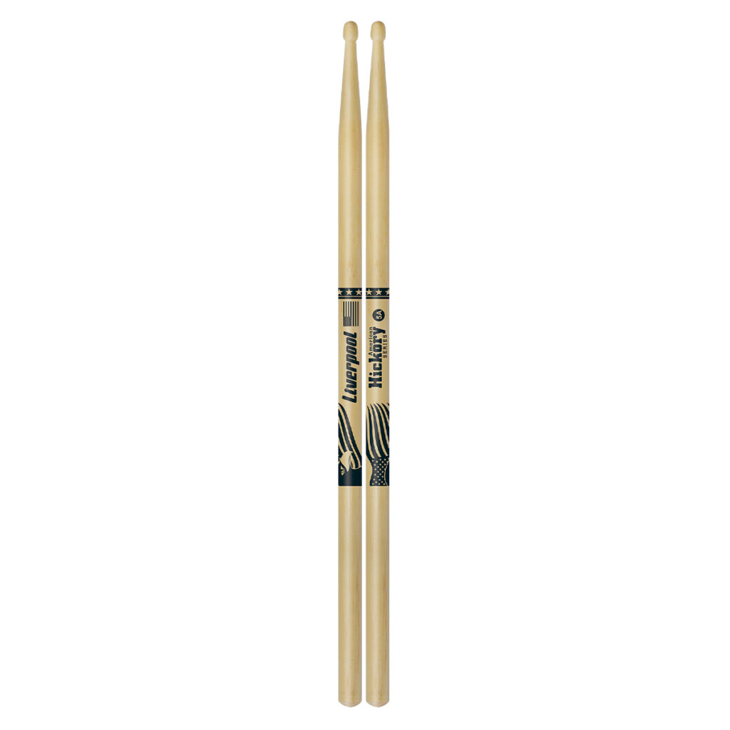 Baqueta Bateria Liverpool American Hickory 5a Ponta Madeira