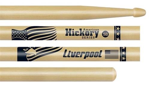 Baqueta Bateria Liverpool American Hickory 5b Ponta Madeira